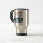 Travel mug with a pro-life message. reisebecher (Vorderseite Links)