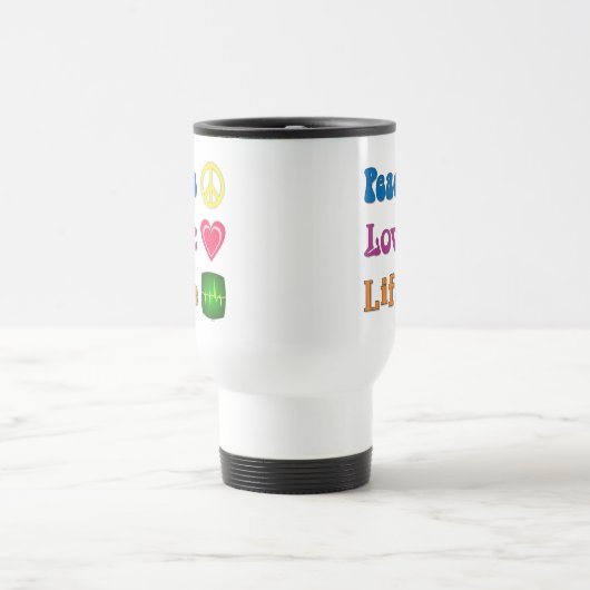 Travel mug with a pro-life message. reisebecher (Mittel)