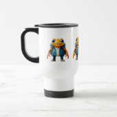 Travel mug with custom name and frog image reisebecher (Links)