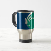 Travel Mug with Flag of Ottawa, Canada Reisebecher (Vorderseite Links)