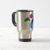Travel Mug with Flag of Seoul, South Korea Reisebecher (Vorderseite Links)