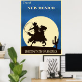 Travel New Mexico Poster (Heimbüro)