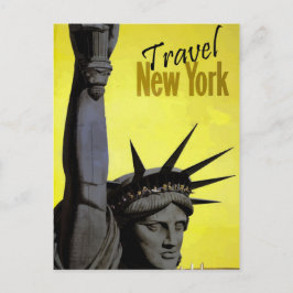 Travel New York Statue of Liberty Reise Postcard Postkarte