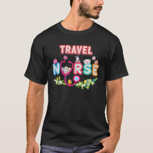 Travel Nurse Bunny Ostereier Jagen Pflegetag Lo T-Shirt
