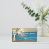 Travel Palm Treatment Obelisk Visitenkarte (Stehend Vorderseite)