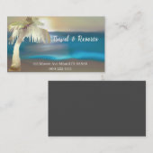 Travel Palm Treatment Obelisk Visitenkarte (Vorne/Hinten)