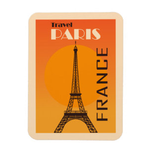 Travel Paris, France,  Eiffel Tower  Magnet