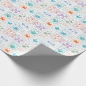 Travel Postage Briefmarke Geschenkpapier (Ecke)