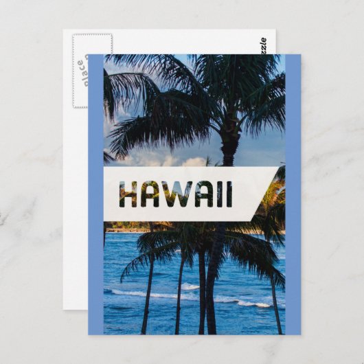 Travel Postcard - Hawaii Postkarte (Vorne/Hinten)