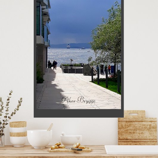 Travel Poster from Oslo, Norway (Küche)