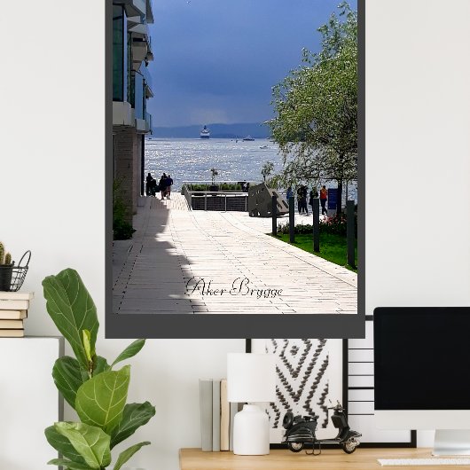 Travel Poster from Oslo, Norway (Heimbüro)