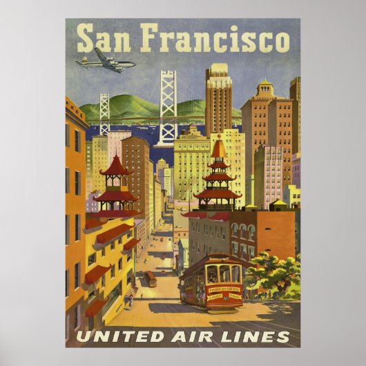 travel  POSTER, San Francisco Poster (Vorne)