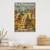 travel  POSTER, San Francisco Poster (Küche)