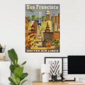 travel  POSTER, San Francisco Poster (Heimbüro)