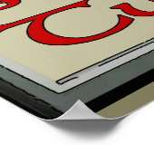 Travel Poster Turkey, Istanbul (Ecke)