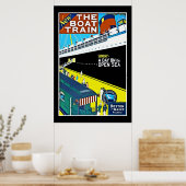 Travel Poster Vintag Boston Maine Railway (Küche)