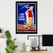 Travel Poster Vintag Weston Train New York (Heimbüro)