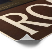 Travel Poster-Zugverbindung Paris Rom Italien Poster (Ecke)