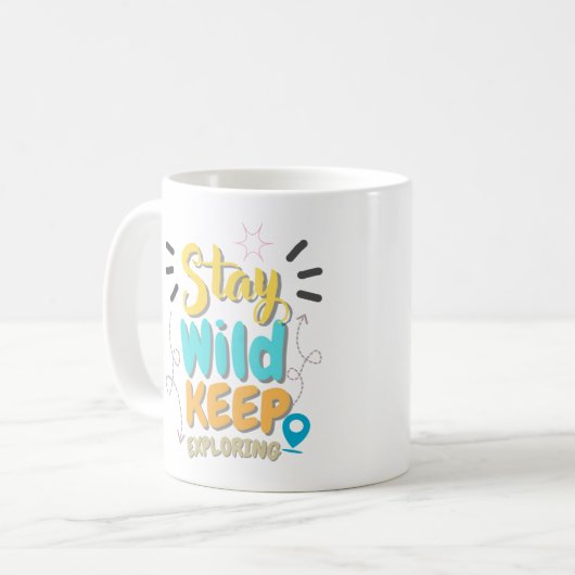Travel Quote Mug  Kaffeetasse (Vorderseite Links)