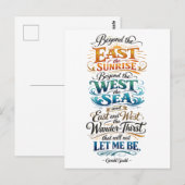 Travel Quote: Wander-Thirst Postkarte (Vorne/Hinten)