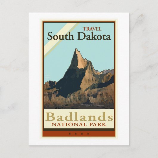 Travel South Dakota Postkarte (Vorderseite)