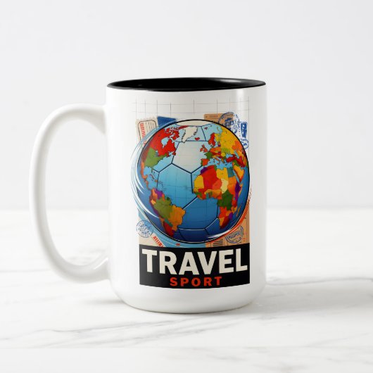 Travel sports zweifarbige tasse (Links)