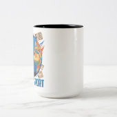 Travel sports zweifarbige tasse (Mittel)