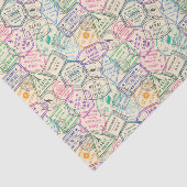 Travel Stamps Decoupage Seidenpapier (Ausschnitt)