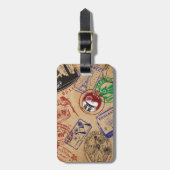 Travel Stamps Gepäckanhänger (Vorderseite vertikal)