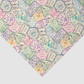 Travel Stamps Seidenpapier (Ausschnitt)