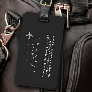 Travel Suitcase Tags mit Name Gepäckanhänger