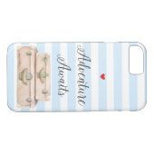 Travel Suitcases iPhone 8 Case - Adventure Awarits (Rückseite (Horizontal))