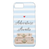 Travel Suitcases iPhone 8 Case - Adventure Awarits (Rückseite)