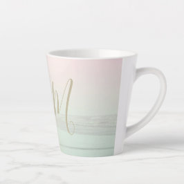 Travel Summer Surfers Beach Pink Mist Monogram Milchtasse