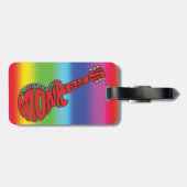 Travel Tag Gepäckanhänger (Rückseite horizontal)