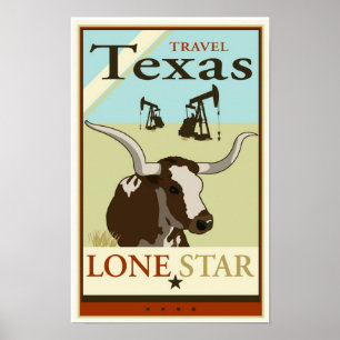 Travel Texas Poster