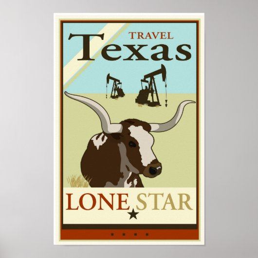 Travel Texas Poster (Vorne)