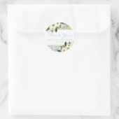 Travel Theme Baby Dusche Vielen Dank für Ihre Unte Runder Aufkleber (Tasche)