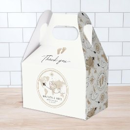 Travel Theme Baby Showbox Geschenkschachtel