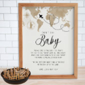 Travel Theme Say Baby Game Poster