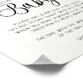 Travel Theme Say Baby Game Poster (Ecke)