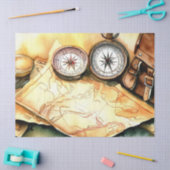 "Travel-Themed Tissue Splendor: Adventure Awaits" Seidenpapier (Basteln)