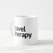 Travel Therapy Mug | Travel Mug  Kaffeetasse (Vorderseite Links)