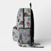 Travel To HOGWARTS™ Pattern Bedruckter Rucksack (Rechts)