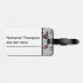 Travel To HOGWARTS™ Pattern Gepäckanhänger (Rückseite horizontal)