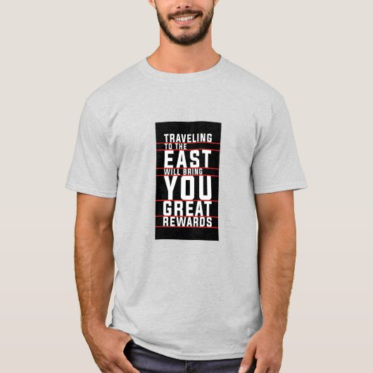 Travel to the East T-Shirt (Vorderseite)