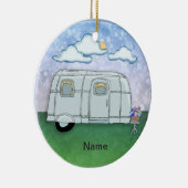 Travel Trailer  Keramik Ornament (Rechts)