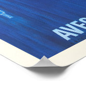 Travel Train Plane Luggage Retro Vintage Poster (Ecke)