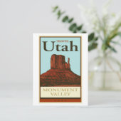 Travel Utah Postkarte (Stehend Vorderseite)