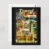 Travel Vancouver, BC, Canada Postkarte (Vorne/Hinten)